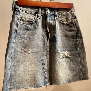 H&M mini denim skirt